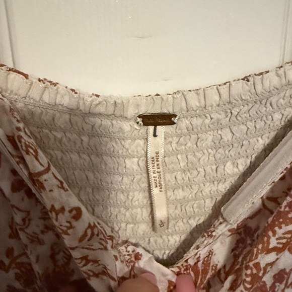 Free People Ivory Floral Print Maxi - Picture 2 of 3